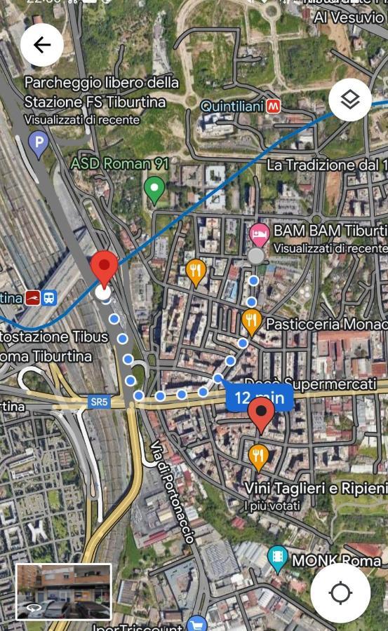 Apartmán Bam Bam Tiburtina Řím Exteriér fotografie